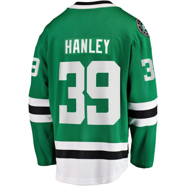 Men’s Dallas Stars Joel Hanley Fanatics Branded Kelly Green Breakaway Player Jersey