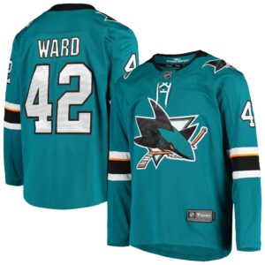 Men's San Jose Sharks Joel Ward Fanatics Branded Teal Breakaway Home Player Jersey