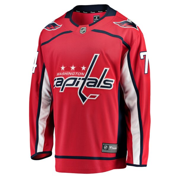 Men’s Washington Capitals John Carlson Fanatics Branded Red Home Breakaway Player Jersey