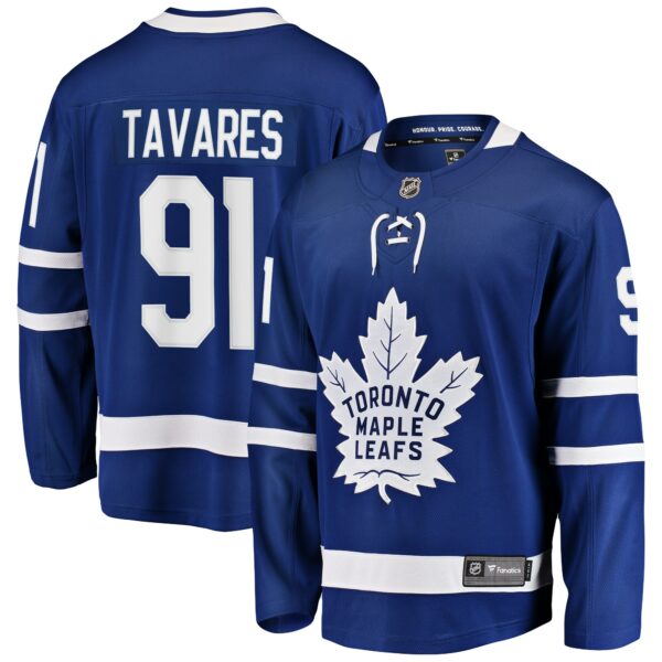 Men’s Toronto Maple Leafs John Tavares Fanatics Branded Blue Home Premier Breakaway Player Jersey