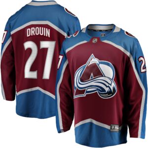 Men's Colorado Avalanche Jonathan Drouin Fanatics Branded Maroon Home Breakaway Jersey