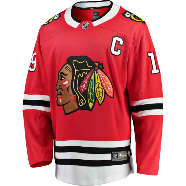 Men’s Chicago Blackhawks Jonathan Toews Fanatics Branded Red Breakaway Player Jersey