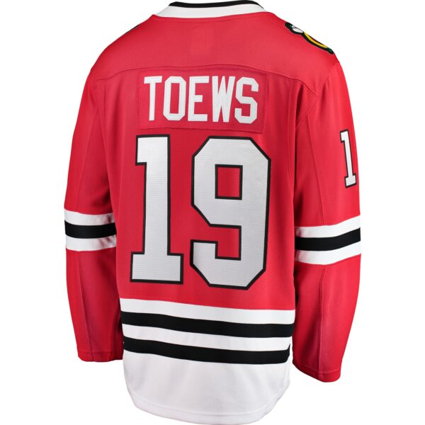 Men’s Chicago Blackhawks Jonathan Toews Fanatics Branded Red Breakaway Player Jersey