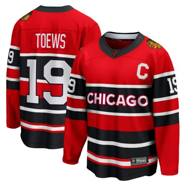 Men’s Chicago Blackhawks Jonathan Toews Fanatics Branded Red Special Edition 2.0 Breakaway Player Jersey