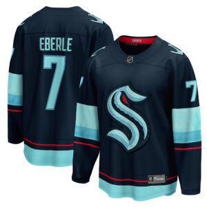 Men's Seattle Kraken Jordan Eberle Fanatics Branded Deep Sea Blue Home Premier Breakaway Player Jersey