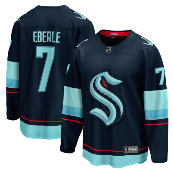 Men’s Seattle Kraken Jordan Eberle Fanatics Branded Deep Sea Blue Home Premier Breakaway Player Jersey