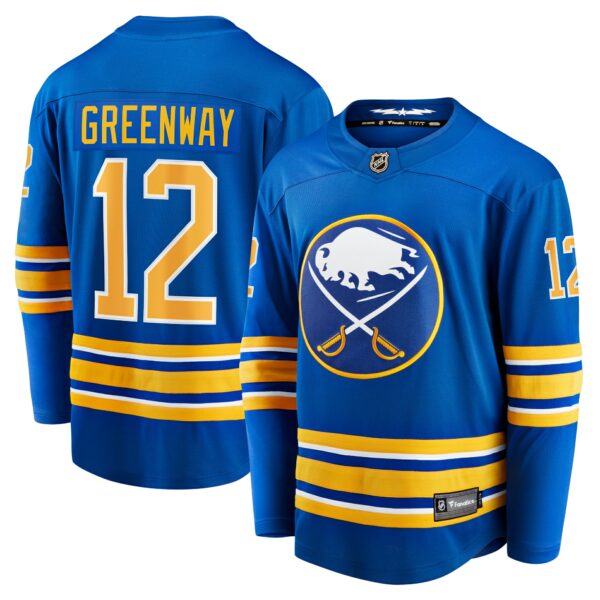 Men’s Buffalo Sabres Jordan Greenway Fanatics Branded Royal Home Breakaway Jersey