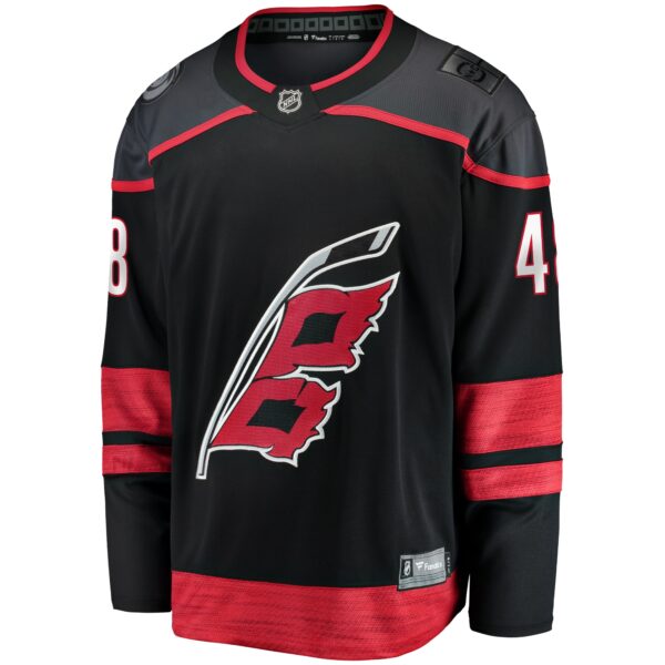 Men’s Carolina Hurricanes Jordan Martinook Fanatics Branded Black Home Breakaway Jersey