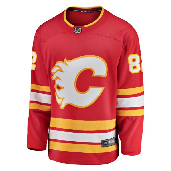 Men’s Calgary Flames Jordan Oesterle Fanatics Branded Red Home Breakaway Jersey