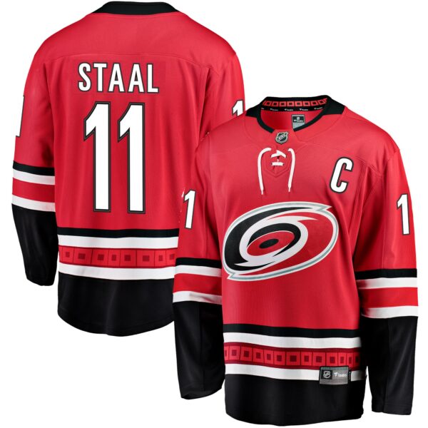 Men’s Carolina Hurricanes Jordan Staal Fanatics Branded Red Alternate Breakaway Jersey