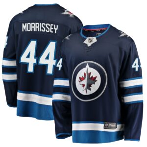 Men's Winnipeg Jets Josh Morrissey Fanatics Branded Navy Breakaway Replica Jersey