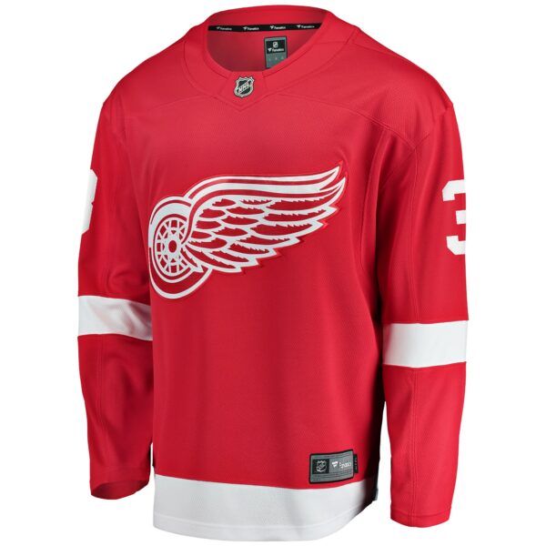 Men’s Detroit Red Wings Justin Holl Fanatics Branded Red Home Breakaway Jersey