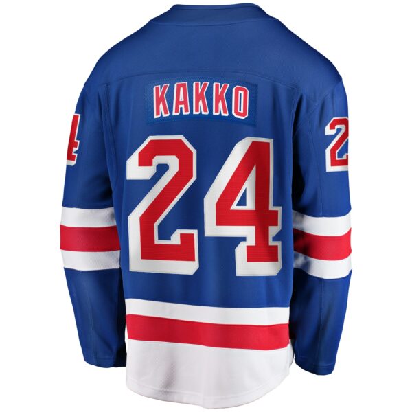 Men’s New York Rangers Kaapo Kakko Fanatics Branded Blue Home Premier Breakaway Player Jersey