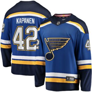 Men's St. Louis Blues Kasperi Kapanen Fanatics Branded Blue Home Breakaway Jersey