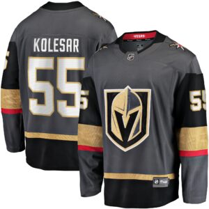 Men's Vegas Golden Knights Keegan Kolesar Fanatics Branded Gray Alternate Breakaway Player Jersey