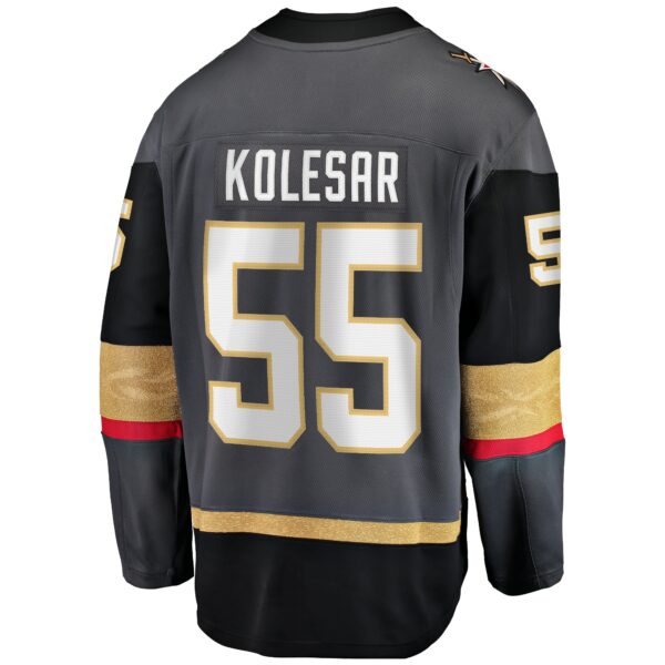 Men’s Vegas Golden Knights Keegan Kolesar Fanatics Branded Gray Alternate Breakaway Player Jersey