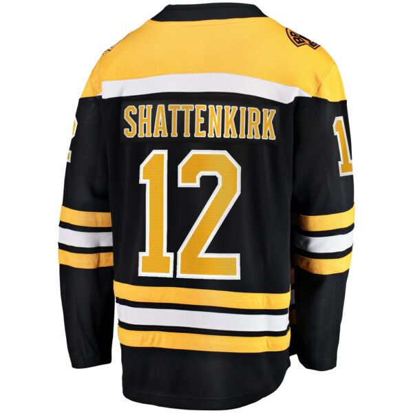 Men’s Boston Bruins Kevin Shattenkirk Fanatics Branded Black Home Breakaway Jersey