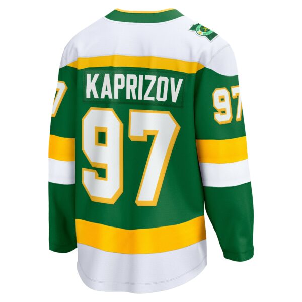 Men’s Minnesota Wild Kirill Kaprizov Fanatics Branded Green Alternate Premier Breakaway Player Jersey