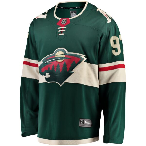 Men’s Minnesota Wild Kirill Kaprizov Fanatics Branded Green Home Breakaway Replica Jersey