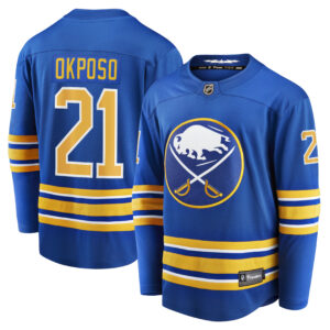 Men's Buffalo Sabres Kyle Okposo Fanatics Branded Royal Home Breakaway Jersey