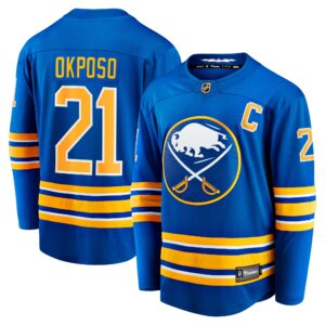 Men's Buffalo Sabres Kyle Okposo Fanatics Branded Royal Home Breakaway Jersey