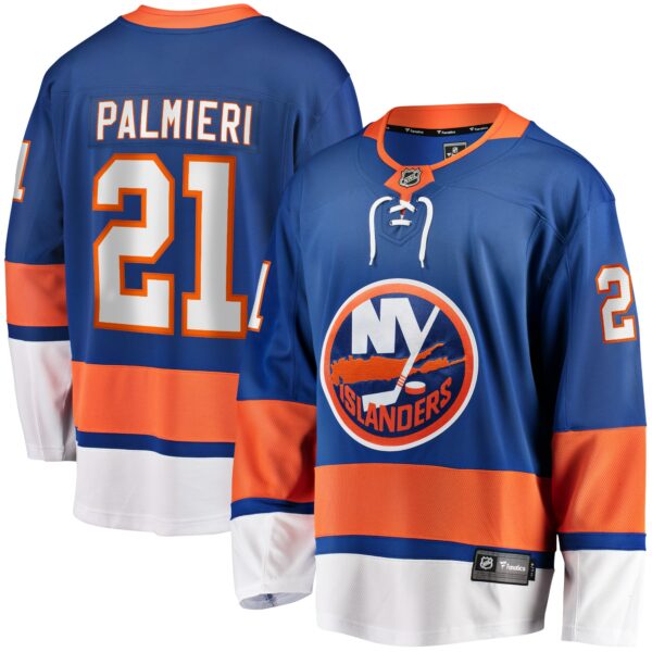 Men’s New York Islanders Kyle Palmieri Fanatics Branded Royal Home Breakaway Replica Jersey