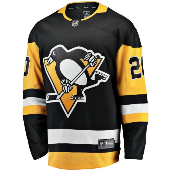 Men’s Pittsburgh Penguins Lars Eller Fanatics Branded Black Home Breakaway Jersey