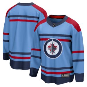 Men's Winnipeg Jets Fanatics Branded Light Blue Anniversary Premier Breakaway Jersey