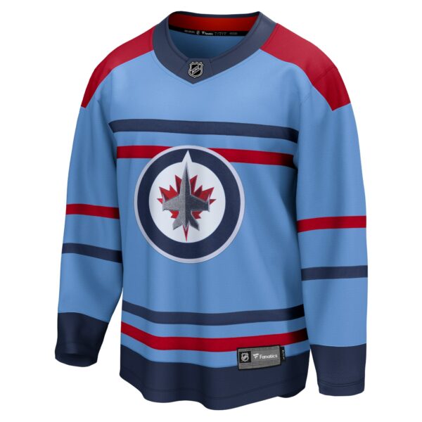 Men’s Winnipeg Jets  Fanatics Branded Light Blue Anniversary Premier Breakaway Jersey