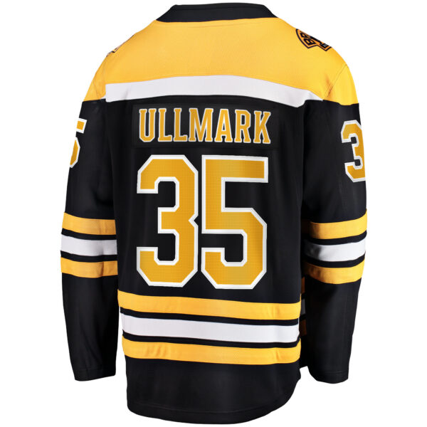 Men’s Boston Bruins Linus Ullmark Fanatics Branded Black Home Breakaway Player Jersey