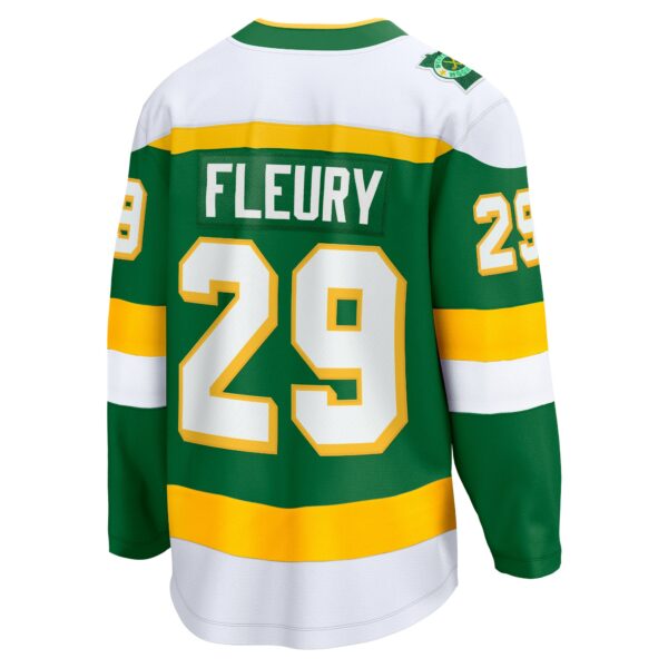 Men’s Minnesota Wild Marc-Andre Fleury Fanatics Branded Green Alternate Premier Breakaway Player Jersey