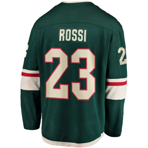 Men’s Minnesota Wild Marco Rossi Fanatics Branded Green Home Breakaway Player Jersey