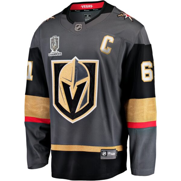 Men’s Vegas Golden Knights Mark Stone Fanatics Branded Black 2023 Stanley Cup Champions Alternate Breakaway Player Jersey