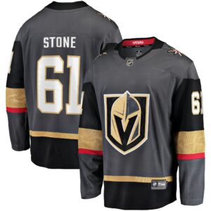 Men's Vegas Golden Knights Mark Stone Fanatics Branded Gray Alternate Premier Breakaway Player Jersey