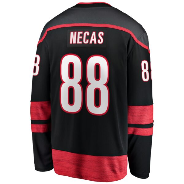 Men’s Carolina Hurricanes Martin Necas Fanatics Branded Black Home Breakaway Jersey