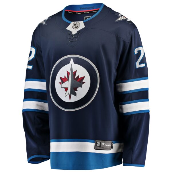 Men’s Winnipeg Jets Mason Appleton Fanatics Branded Navy Home Breakaway Jersey