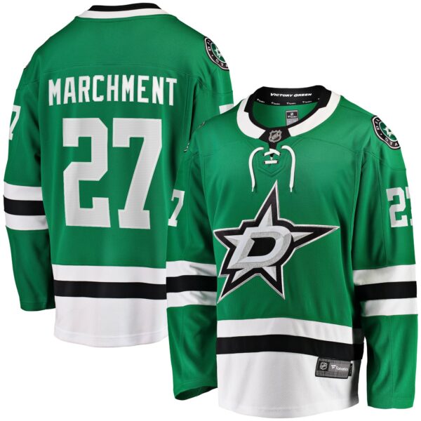 Men’s Dallas Stars Mason Marchment Fanatics Branded Kelly Green Home Breakaway Player Jersey