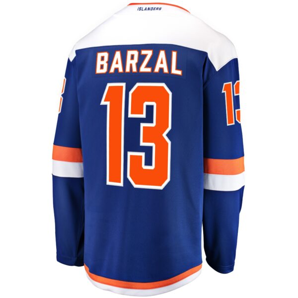 Men’s New York Islanders Mathew Barzal Fanatics Branded Blue Alternate Breakaway Jersey