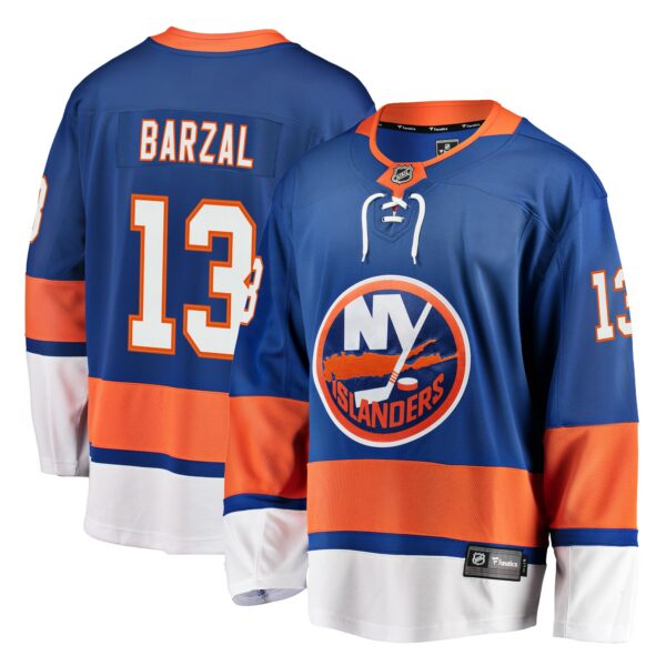 Men’s New York Islanders Mathew Barzal Fanatics Branded Royal Breakaway Player Jersey