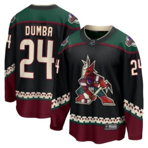 Men's Arizona Coyotes Matt Dumba Fanatics Branded Black Home Breakaway Jersey