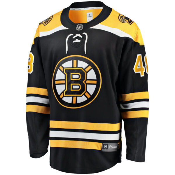 Men’s Boston Bruins Matt Grzelcyk Fanatics Branded Black Team Home Breakaway Player Jersey