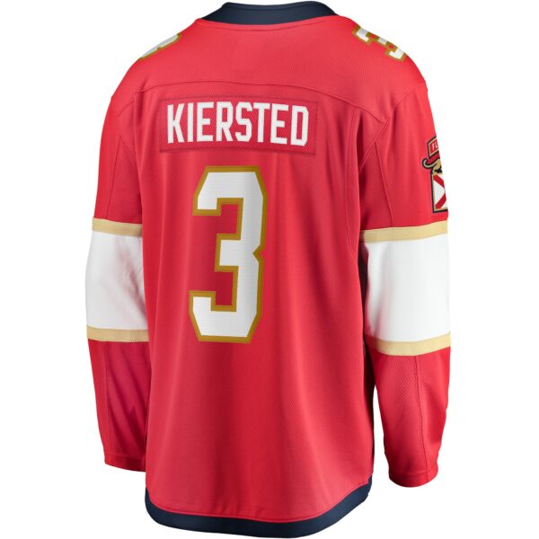 Men’s Florida Panthers Matt Kiersted Fanatics Branded Red Home Team Breakaway Player Jersey