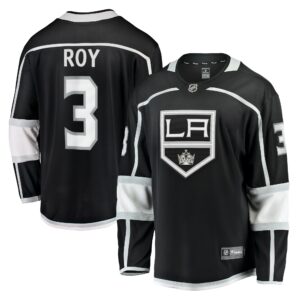 Men's Los Angeles Kings Matt Roy Fanatics Branded Black Home Breakaway Player Jersey