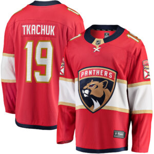 Men's Florida Panthers Matthew Tkachuk Fanatics Branded Red Home Breakaway Player Jersey