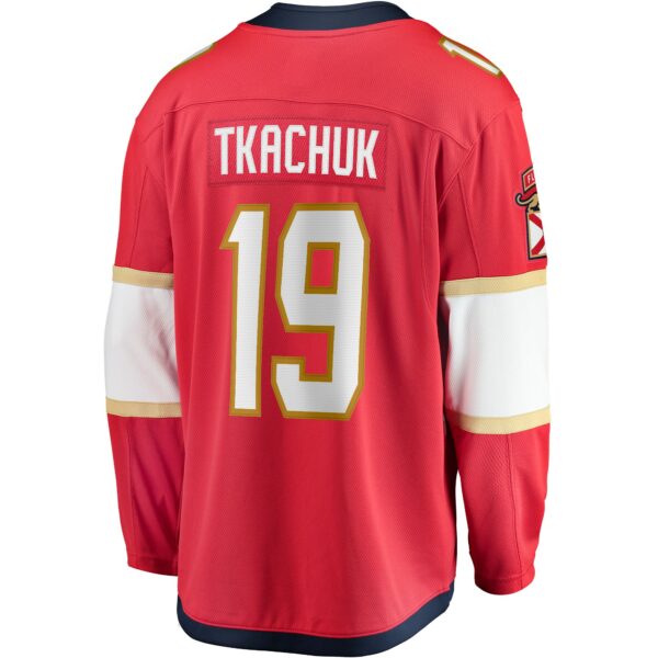 Men’s Florida Panthers Matthew Tkachuk Fanatics Branded Red Home Breakaway Player Jersey