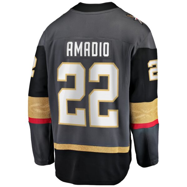 Men’s Vegas Golden Knights Michael Amadio Fanatics Branded Gray Alternate Breakaway Player Jersey