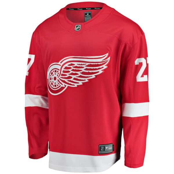 Men’s Detroit Red Wings Michael Rasmussen Fanatics Branded Red Home Breakaway Player Jersey