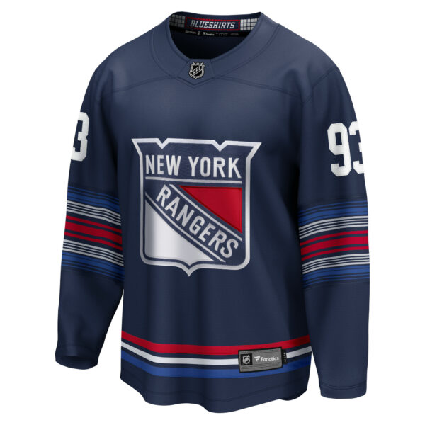 Men’s New York Rangers Mika Zibanejad Fanatics Branded Navy Alternate Premier Breakaway Player Jersey