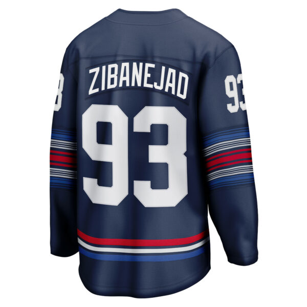 Men’s New York Rangers Mika Zibanejad Fanatics Branded Navy Alternate Premier Breakaway Player Jersey