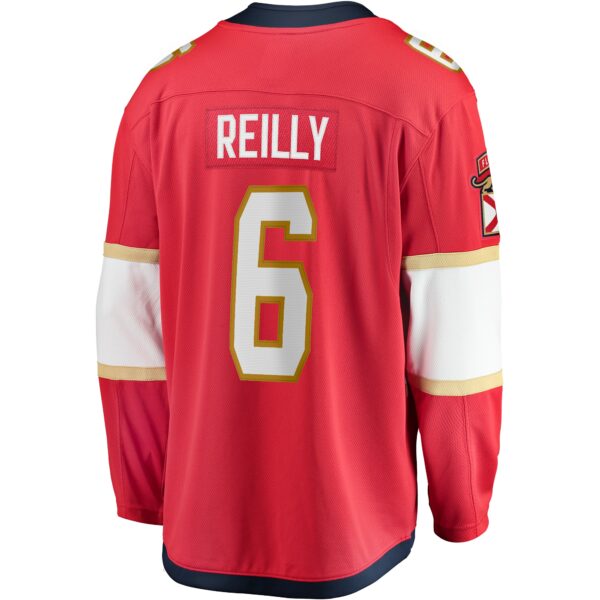 Men’s Florida Panthers Mike Reilly Fanatics Branded Red Home Breakaway Jersey